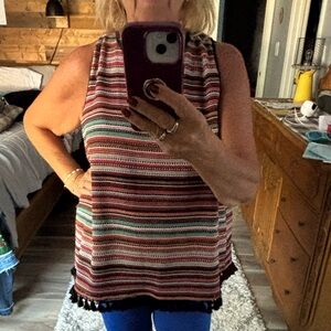 Laundry By Shelli Segal Multicolor Striped Tank Top